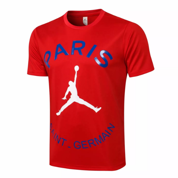 2021/22 PSG x Jordan Red T-Shirt